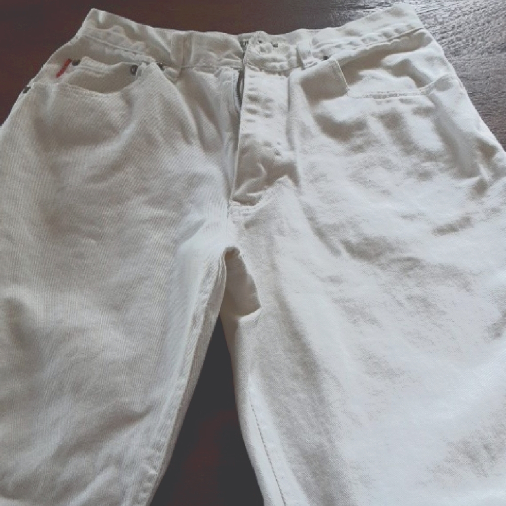 White 100% Cotton Pants